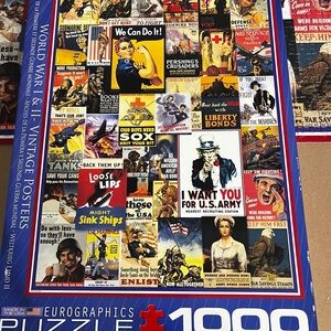 EuroGraphics World War I & Il Vintage
Posters 1000-Piece Puzzle - complete.